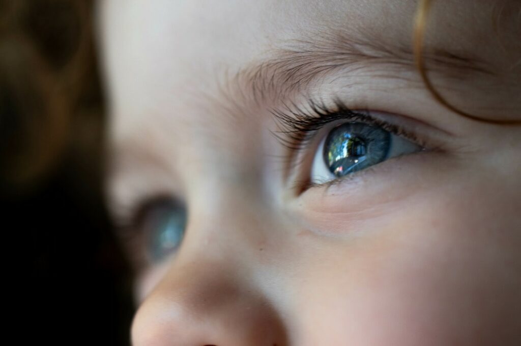 Die Augen eines Kindes